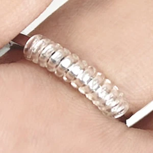 Clear Ring Sizers - New Adjustable - Get a PERSONALIZED FIT - You get 2 sizes! - Picture 1 of 8