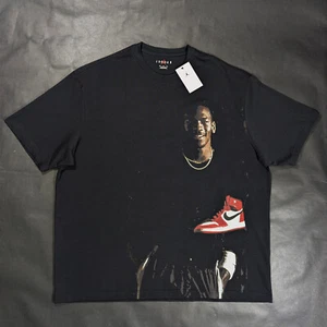 Camiseta Nike Air Jordan Flight MVP Chicago Negra Para Hombre Talla 2XL Calce Suelto - Imagen 1 de 8