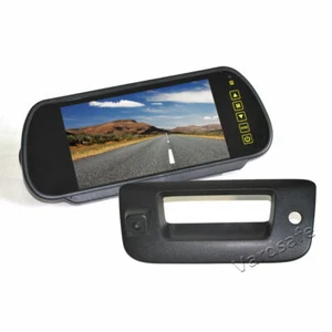 Reverse Backup Camera + Mirror Monitor for Chevrolet Silverado / GMC Sierra - Picture 1 of 7