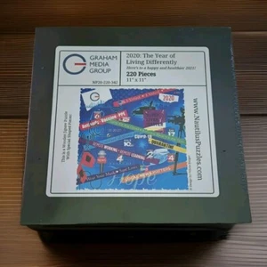 Nautilus Wooden Jigsaw Puzzle 220 Pieces Custom 2020 Year of Living Differently - Picture 1 of 4
