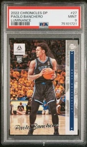 Tarjeta de novato 2022 Chronicles Draft Picks Paulo Banchero Luminance! #27 PSA 9 - Imagen 1 de 2