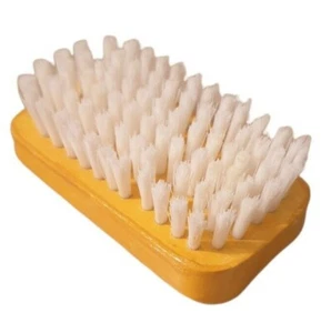 Palm Brush Soft Bristles and Wooden Handle Ideal for Nails Beard Pet Grooming - Picture 1 of 6
