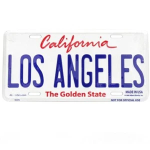 Placa de licencia de recuerdo de Los Ángeles - en relieve 6x12 pulgadas - Imagen 1 de 2