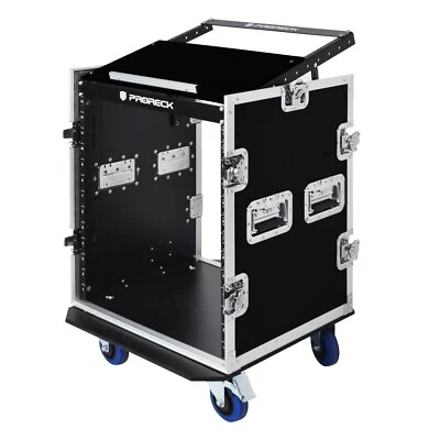 PRORECK Rack Case With Slant Mixer Top, 20 inch Depth 14U, Plywood - Image 1 of 4