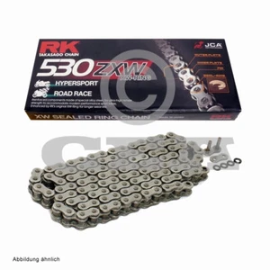 Catena del motociclo XW Anello RK 530zxw con 104 Rotoli e chiusura a ribattino, - Picture 1 of 1