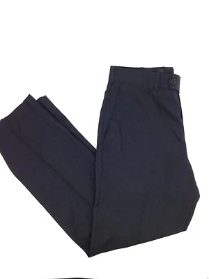 $135 Bloomingdales Men Classic Fit Trousers Black Texture Flat Front Pants 32w - Image 1 of 4