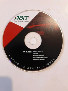 CD d'installation Carte mère PC fixe ABIT KX-1.01M drivers et tuilités - Photo 1/1