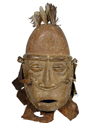 (A235) Maske der Dan, Elfenbeinküste, Afrika - Bild 1 von 4