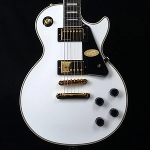 Epiphone Les Paul Custom Alpine Chitarra elettrica bianca nuova - Foto 1 di 10