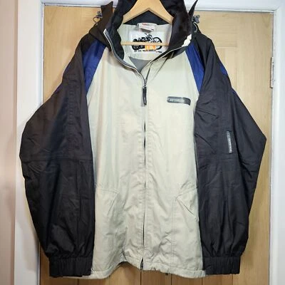 Vintage Rip Curl Mountainwear Jacket 90s Snowboard Jacket Beige Black - Image 1 of 4