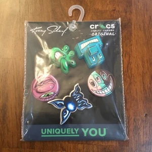 Kenny Scharf Crocs jibbitz charms by charms 5 in pack uniquely you NEW - Picture 1 of 2