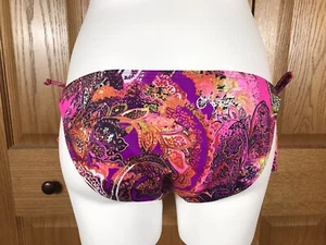 Victoria’s Secret Bikiniunterteil mehrfarbig Paisley String seitlich zum Binden M neu ohne Etikett - Bild 1 von 7