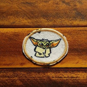 Yoda Baby Patch Iron-On Yoda Baby Applique Embroidered Patch  - Picture 1 of 1