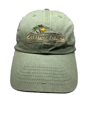 Gorra Fahrenheit Catalina Island Para Hombre Verde Palmeras Ajustable California Foto 1 de 4