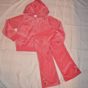 Gymboree PRIMROSE Pink Velour Hoodie Jacket top or Pants NWT 3 4 6 7 - Picture 1 of 7