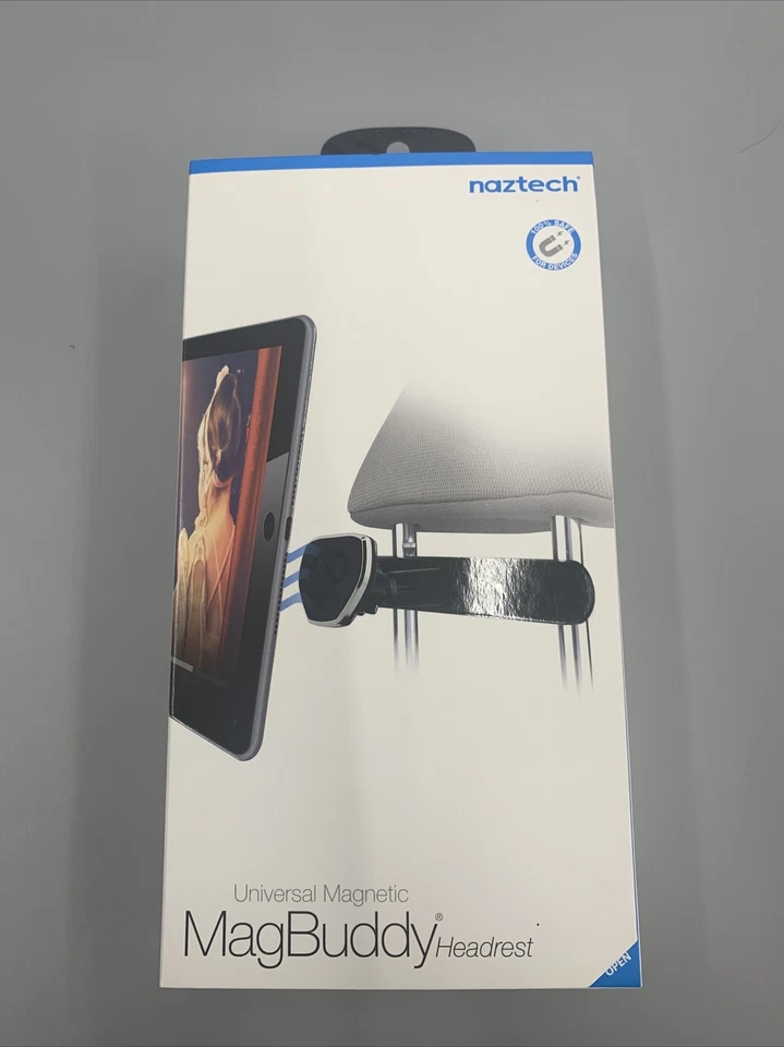 Naztech MagBuddy Headrest Mobile/Cellular Device Mount. Backseat Entertainment - Image 1 of 1