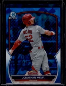 2023 Bowman Chrome Sapphire Prospects #BCP15 Jonathan Mejia Cardinals - Picture 1 of 2