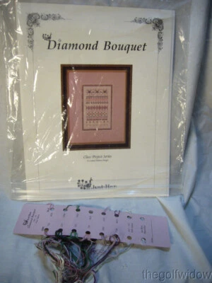 Just Nan Diamond Bouquet Cross Stitch Class Project Series  Pattern 1995 - Image 1 of 3