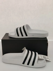 Adidas Adilette Aqua Hombre Slides Blanco Negro Sandalia (F35539) Talla 5 NUEVO - Imagen 1 de 6
