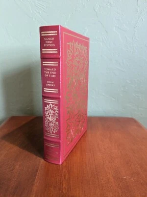 Franklin Library Toward The End Of Time Джон Апдайк ПОДПИСАННОЕ Первое Издание Б/У в отличном состоянии - Изображение 1 из 4