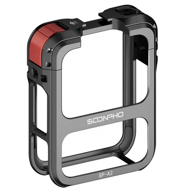 Metal Expansion Cage with lens cap for DJI Osmo 360 Expandable Cold Shoe Mount - Image 1 of 4