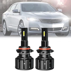 Faro LED blanco de haz alto bajo para Chevrolet Impala 2014-2019 2020 9012 - Imagen 1 de 10