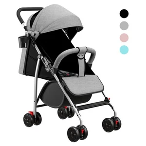 Kinderwagen Baby Kinderwagen alle 4 Räder gedämpft zusammenklappbar DHL - Bild 1 von 28