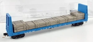 MICRO-TRAINS GN BULKHEAD FLAT W/CEMENT LOAD KNUCKLES EXCELLENT BXD N-SCALE(KF) - Picture 1 of 6
