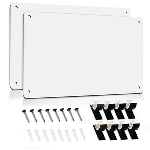 2Pack Magnetic Board 17.5" x 11.4" Magnet Bulletin Board is Suitable for display - Picture 1 of 6