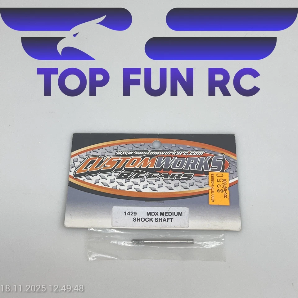 CUSTOM WORKS RC 1429 MDX MEDIUM SHOCK SHAFT FOR ENFORCER & INTIMIDATOR 7 1/10  - Image 1 of 1