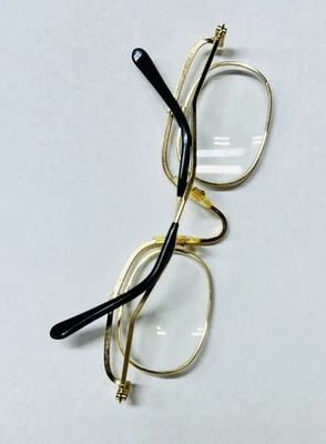 Gafas de lectura vintage lentes abatibles tono dorado/negro metal retro años 60 70 Foto 1 de 4