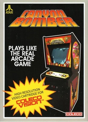 CANYON BOMBER for Colecovision ADAM Cartridge. NEW - No SGM needed - Image 1 of 4