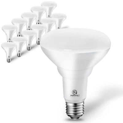 Energetic 12-Pack BR30 Dimmable Indoor LED Flood Light Bulb, 11W=75W, 5000K D... - Image 1 of 4