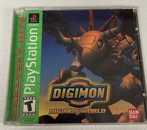 Digimon World (PS1, 1999) Playstion 1 PSX | Complete CIB w/ Manual | Tested - Picture 1 of 13
