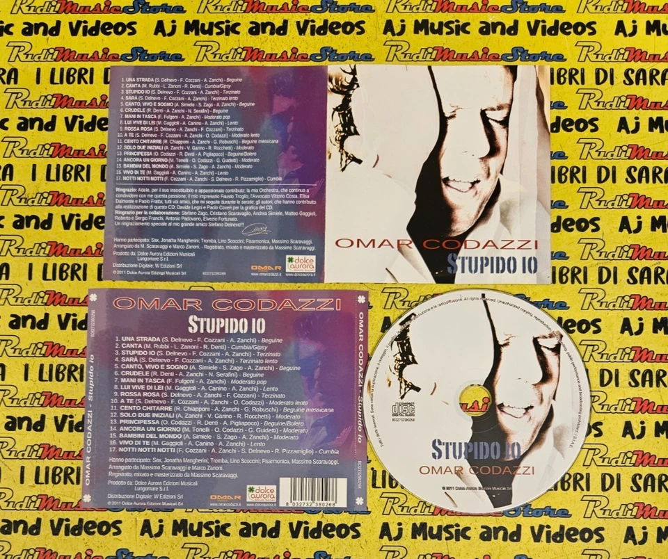 CD OMAR CODAZZI stupido io 2011 italy DOLCE AURORA 8032732380268 (CI61) - Immagine 1 di 1