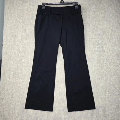 Pantalones Merona para mujer negros elásticos calce moderno talla 8 Foto 1 de 4