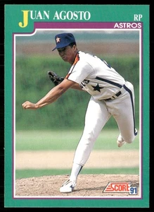 1991 SCORE JUAN AGOSTO HOUSTON ASTROS #591 - Picture 1 of 2