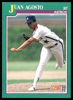 1991 SCORE JUAN AGOSTO HOUSTON ASTROS #591 - Image 1 of 2