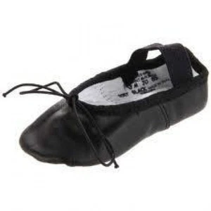 Capezio 205C Child Size 10.5M (Fits 9.5) Black Daisy Full Sole Ballet Shoe - Picture 1 of 1