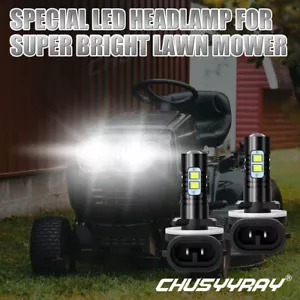 For Precedent Cart Club Car DS 1999-2004 LED Headlight 2X 881 889 885 Bulbs 2x - Picture 1 of 24