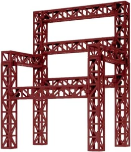 Hobby Base Premium Parts Collection Steel Truss Set Red Non-Scale ABS Display - Picture 1 of 6