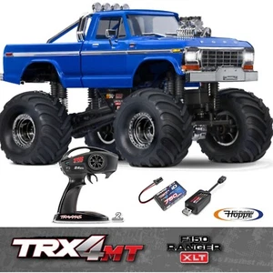 TRAXXAS # TRX98044-1-BLU TRX-4MT Ford F150 4x4 blau 1/18 RTR +Akku +USB Lader - Bild 1 von 9