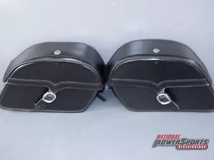 1997 - 2004 SUZUKI VZ800 MARAUDER VIKING VINTAGE SINGLE STRAP SADDLEBAGS - Picture 1 of 13