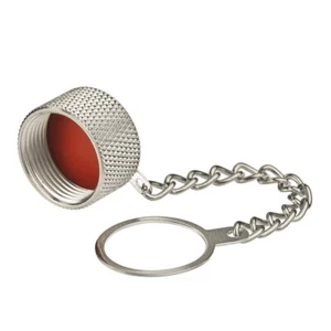 10pcs Protective Cover Dust Cap for N Jack  female RF connector with Ring chain - Zdjęcie 1 z 4