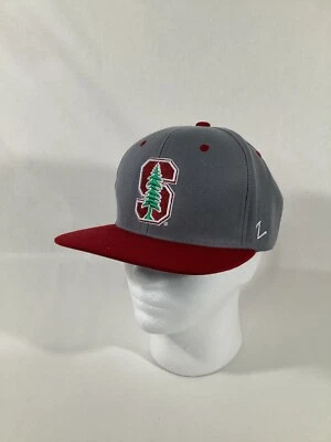Stanford Cardinals Hat Cap SnapBack Adjustable Gray/Red Zephyr OSFM - Image 1 of 4