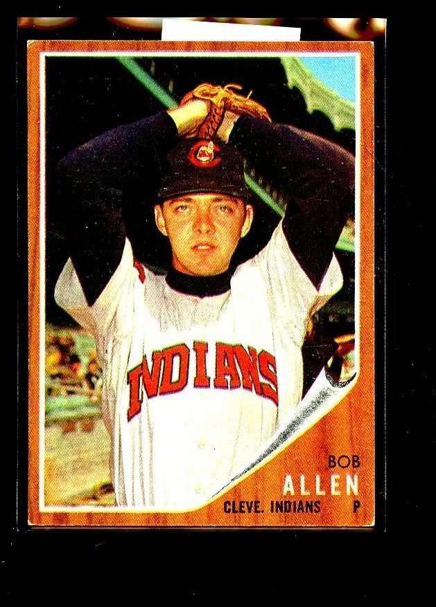 1962 TOPPS #543 BOB ALLEN INDIANS EXMINT E05952 - Image 1 of 1