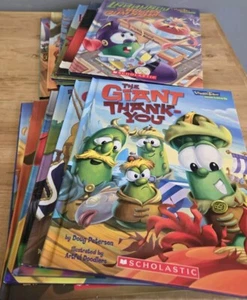 12 VEGGIE TALES Values to Grow By Scholastic Hardcover books Morals Values - Bild 1 von 11