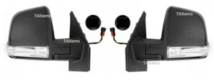 PAIR ELECTRIC MIRRORS WITH TURN INDICATOR FOR OPEL COMBO D 2015-2018 - Picture 1 of 11
