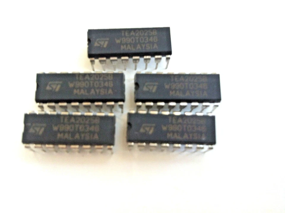 2 Pieces TEA2025B STEREO AUDIO AMPLIFIER BY - Image 1 of 1