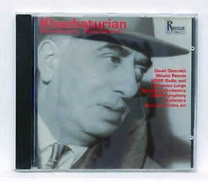 OITRAKH, PETROV - KHATCHATURIAN violin cto, piano cto - RUSSIAN DISC CD NM - Picture 1 of 2